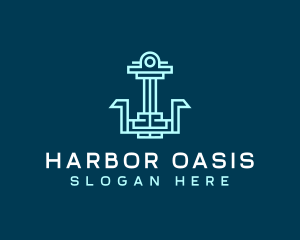 Anchor Nautical Sailor logo design