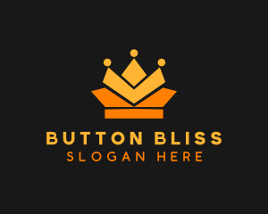 Geometric Crown logo design