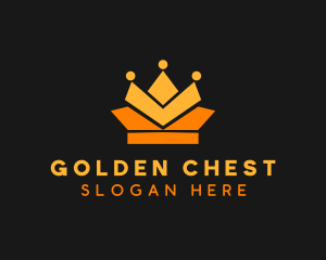 Geometric Crown logo design