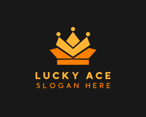 Geometric Crown logo design