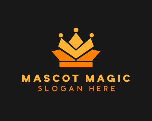 Geometric Crown logo design