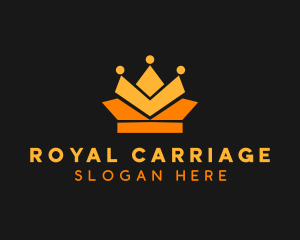 Geometric Crown logo design