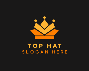 Geometric Crown logo design