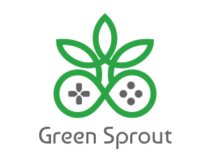 Green Cannabis Controller logo design
