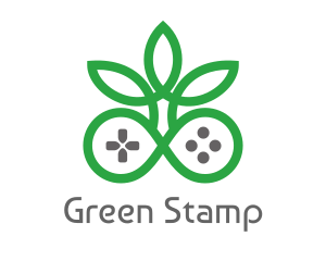 Green Cannabis Controller logo design