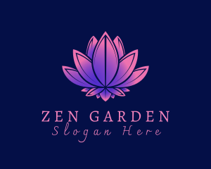 Zen Beauty Flower logo design