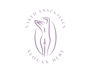 Sexy Nude Lady logo design