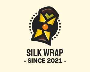 Mexican Burrito Wrap logo design