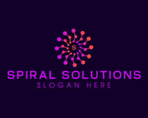 Spiral Motion Tech logo design