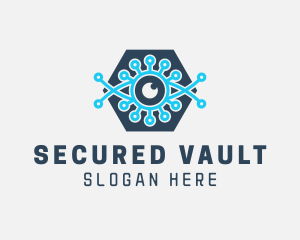 Security Circuit Camera logo design