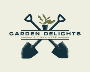 Shovel Plant Agriculture logo design