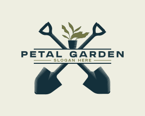 Shovel Plant Agriculture logo design