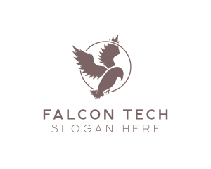 Fierce Bird Falcon logo design