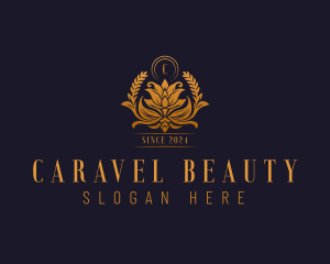 Golden Flower Boutique  logo design