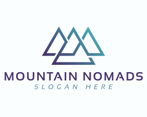 Professional Mountains Symbol logo design