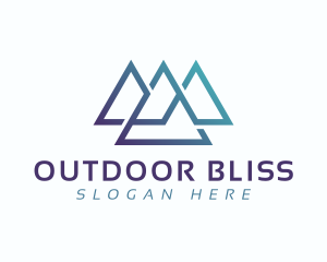 Professional Mountains Symbol logo design