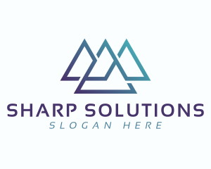 Professional Mountains Symbol logo design