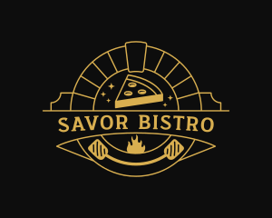 Pizza Oven Dining logo design