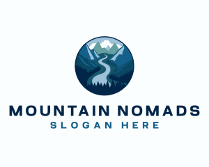 Mountain Road Travel logo design