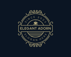 Elegant Cafe Gourmet logo design