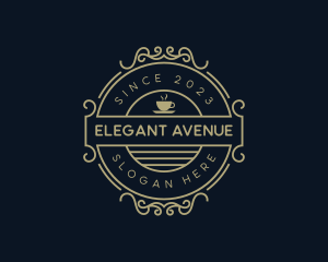 Elegant Cafe Gourmet logo design