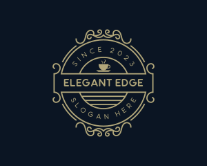 Elegant Cafe Gourmet logo design