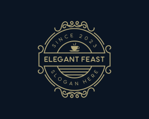 Elegant Cafe Gourmet logo design