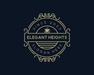 Elegant Cafe Gourmet logo design