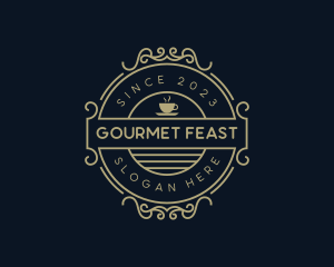 Elegant Cafe Gourmet logo design