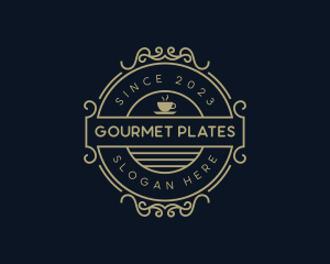 Elegant Cafe Gourmet logo design