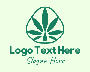 Green Herbal Cannabis logo