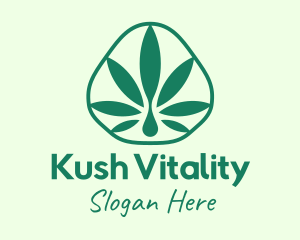 Green Herbal Cannabis logo