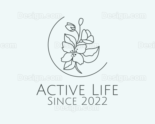 Flower Gardening Artisan Logo