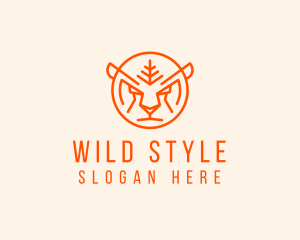 Wild Tiger Avatar logo design