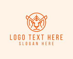 Tiger - Wild Tiger Avatar logo design
