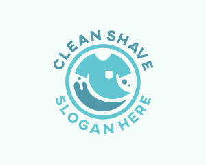 Tshirt Clean Laundry logo design