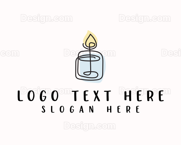 Candle Spa Decor Logo