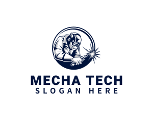 Metalwork Welding Machinist logo design