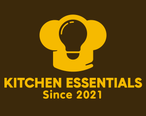 Chef Hat Bulb logo design