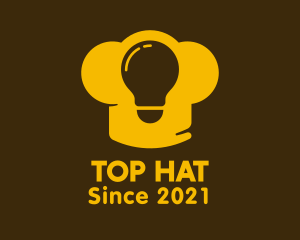 Chef Hat Bulb logo design