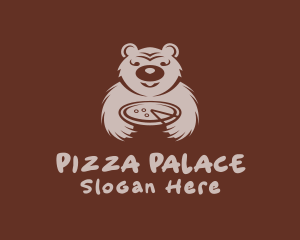 Pizza Bear Dining logo design