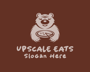 Pizza Bear Dining logo design