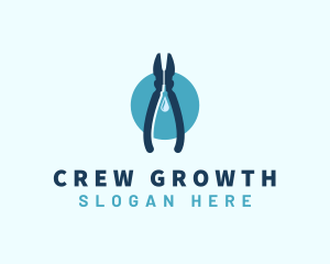 Pliers Water Plumbing logo