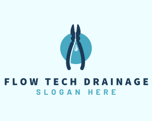 Pliers Water Plumbing logo