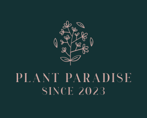 Flower Plant Apothecary logo design