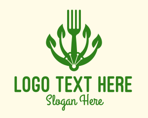 Organic Vegan Fork logo