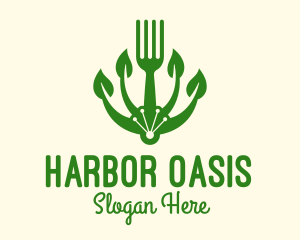 Organic Vegan Fork Logo