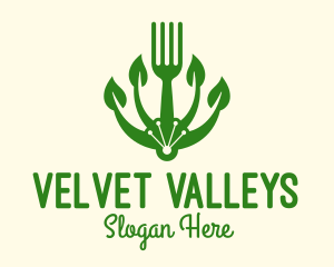 Organic Vegan Fork Logo