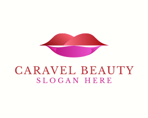 Beauty Cosmetic Lips logo design