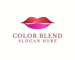 Beauty Cosmetic Lips logo design